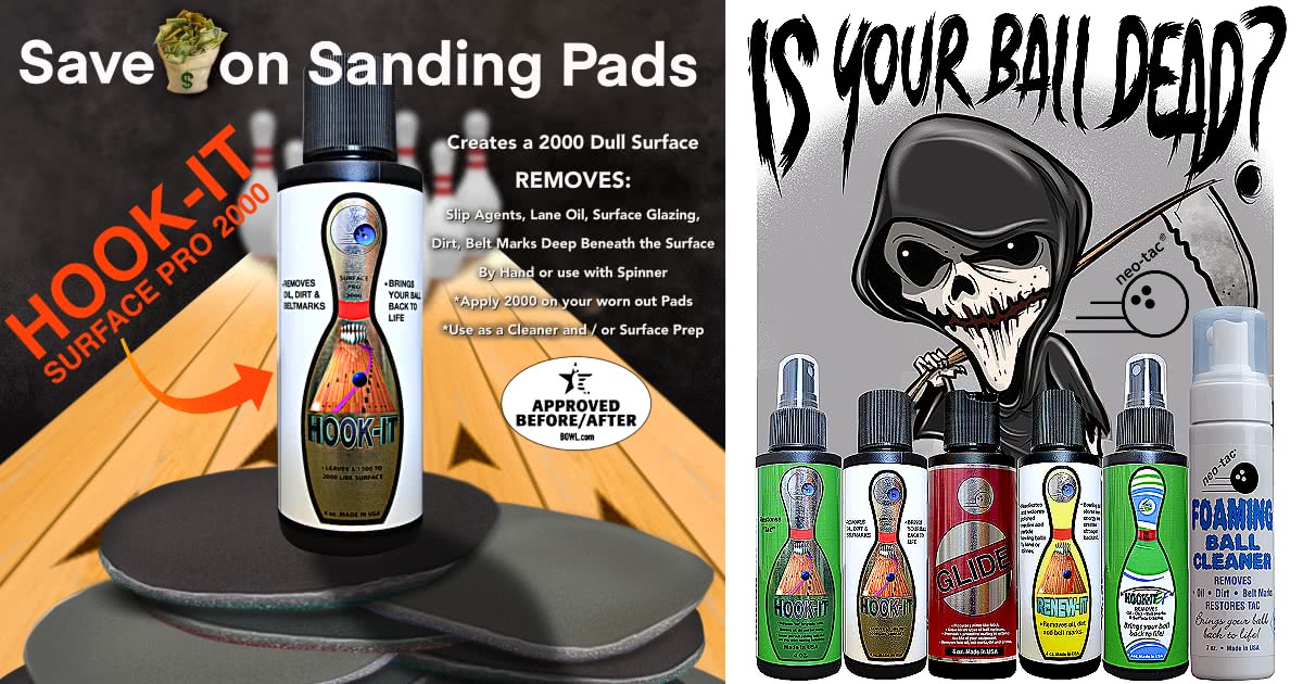 Hook-It Surface Pro 2000 | Neo-Tac Bowling Ball Restorer