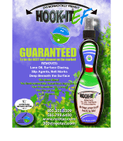 Icon. Opens, Hook-It EF : Environmentally Friendly Bowling Ball Cleaner advertisment for neo-tac bowling products